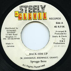 Spragga Benz Back Him Up USED VINYL 7INCH 45 RPM