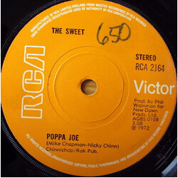 The Sweet Poppa Joe USED VINYL 7INCH 45 RPM SINGLE STEREO