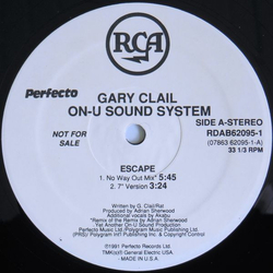 Gary Clail & On-U Sound System Escape Vinyl 12" USED