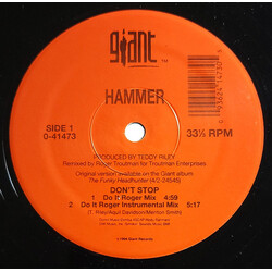 MC Hammer Don't Stop USED VINYL 12INCH