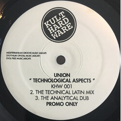Union Technological Aspects USED VINYL 12INCH 33 S RPM PROMO