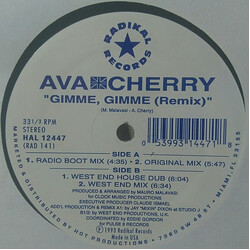 Ava Cherry Gimme Gimme USED VINYL 12INCH 33 S RPM