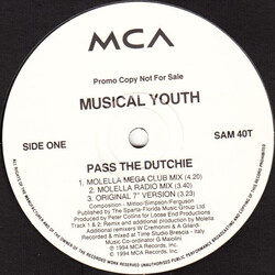 Musical Youth Pass The Dutchie USED VINYL 12INCH 45 RPM PROMO