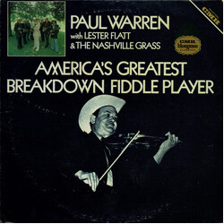 Paul Warren (4) / Lester Flatt / The Nashville Grass America's Greatest Breakdown Fiddle Player Vinyl LP USED