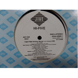 Hi-Five I Can't Wait Another Minute (Live Version) USED VINYL 12INCH 33 S RPM PROMO