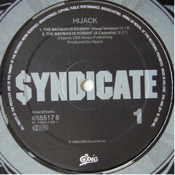 Hijack (2) The Badman Is Robbin' VINYL 12" USED