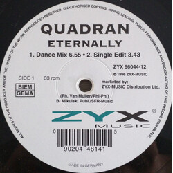Quadran Eternally USED VINYL 12INCH 33 S RPM 45 RPM