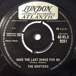 The Drifters Save The Last Dance For Me USED VINYL 7INCH 45 RPM SINGLE