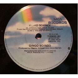 Oingo Boingo / Ira And The Geeks Weird Science / Weird Mama USED VINYL 7INCH 45 RPM SINGLE