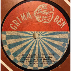 Jimmy London Let's Keep It That Way USED VINYL 12INCH SINGLE