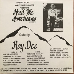 Hail We Americans / Roy Dee Hail We Americans Vinyl LP USED