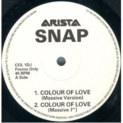 Snap! Colour Of Love USED VINYL 12INCH PROMO