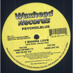 Psychoblue I Wanna Love VINYL 12" USED
