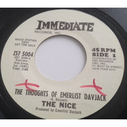 The Nice The Thoughts Of Emerlist Davjack USED VINYL 7INCH SINGLE 45 RPM PROMO