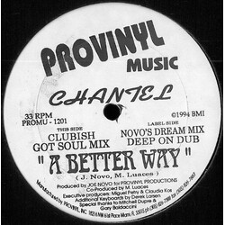 Chantel A Better Way USED VINYL 12INCH 33 S RPM