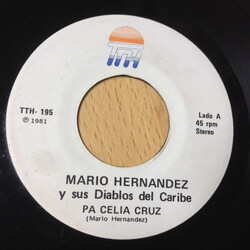 Mario Hernandez Y Sus Diablos Del Caribe Pa Celia Cruz / El Guayo Y La Vianda USED VINYL 7INCH 45 RPM SINGLE STEREO