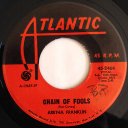 Aretha Franklin Chain Of Fools / Prove It USED VINYL 7INCH 45 RPM SINGLE