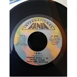 Roberto Roena Y Su Apollo Sound Tani / Mandingore USED VINYL 7INCH 45 RPM MONO