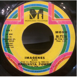 Orquesta Power Imagenes / Echa P'Alante USED VINYL 7INCH 45 RPM MONO