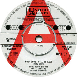 Long John Baldry How Long Will It Last USED VINYL 7INCH 45 RPM PROMO