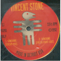 Vincent Stone Sunshine USED VINYL 12INCH PROMO