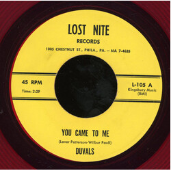 The Duvals (3) You Came To Me / Ooo - Wee Baby USED VINYL 7INCH 45 RPM REISSUE
