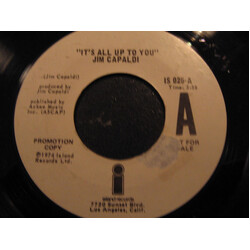 Jim Capaldi It's All Up To You / I've Got So Much Lovin' Vinyl 7" USED