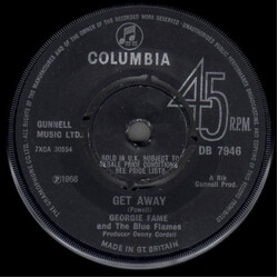 Georgie Fame & The Blue Flames Get Away VINYL 7" USED