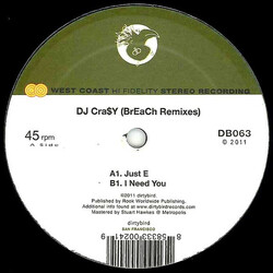 DJ Cra$Y (Breach Remixes) USED VINYL 12INCH