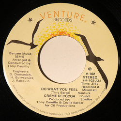 Creme D'Cocoa Do What You Feel Vinyl 7" USED