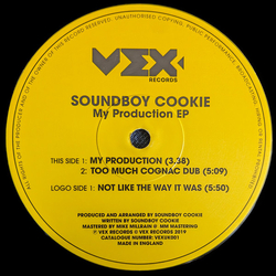 Soundboy Cookie My Production EP Vinyl 12" USED
