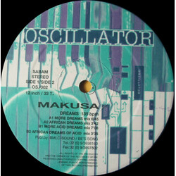 Makusa Inc. Dreams USED VINYL 12INCH 33 S RPM STEREO