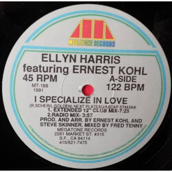 Ellyn Harris / Ernest Kohl I Specialize In Love USED VINYL 12INCH