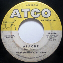 Jørgen Ingmann Apache USED VINYL 7INCH SINGLE 45 RPM