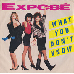 Exposé What You Don't Know Vinyl 7" USED