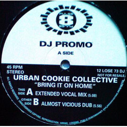 Urban Cookie Collective Bring It On Home USED VINYL 12INCH 45 RPM PROMO