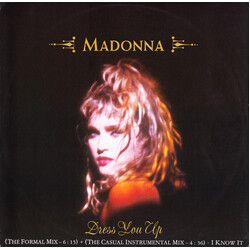 Madonna Dress You Up USED VINYL 12INCH 45 RPM SINGLE STEREO