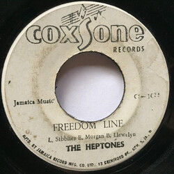 The Heptones Freedom Line USED VINYL 7INCH 45 RPM SINGLE