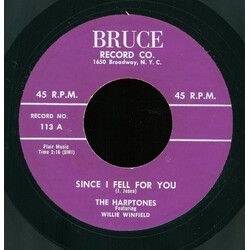 The Harptones Since I Fell For You USED VINYL 7INCH 45 RPM