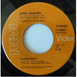 John Denver Everyday USED VINYL 7INCH SINGLE STEREO
