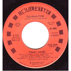 Tommy James Celebration USED VINYL 7INCH 45 RPM PROMO STEREO MONO