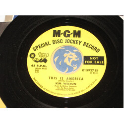 Kim Weston This Is America / Lift Ev'ry Voice And Sing USED VINYL 7INCH 45 RPM SINGLE PROMO