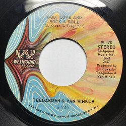 Teegarden & Van Winkle God, Love And Rock & Roll / Work Me Tomorrow USED VINYL 7INCH 45 RPM SINGLE STEREO