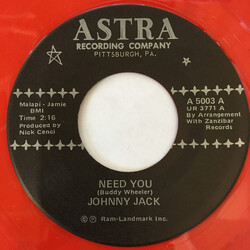 Johnny Jack Need You USED VINYL 7INCH 45 RPM