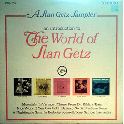 Stan Getz A Stan Getz Sampler: An Introduction To The World Of Stan Getz Vinyl LP USED