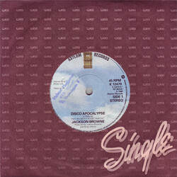 Jackson Browne Disco Apocalypse USED VINYL 7INCH