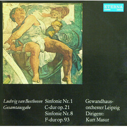 Ludwig van Beethoven / Gewandhausorchester Leipzig / Kurt Masur Sinfonie Nr. 1, Sinfonie Nr. 8 Vinyl LP USED