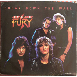 Stone Fury Break Down The Wall USED VINYL 7INCH 45 RPM SINGLE PROMO STEREO