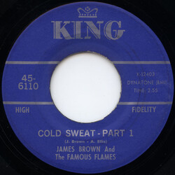 James Brown & The Famous Flames Cold Sweat USED VINYL 7INCH SINGLE