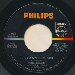 Nina Simone I Put A Spell On You USED VINYL 7INCH 45 RPM SINGLE STYRENE